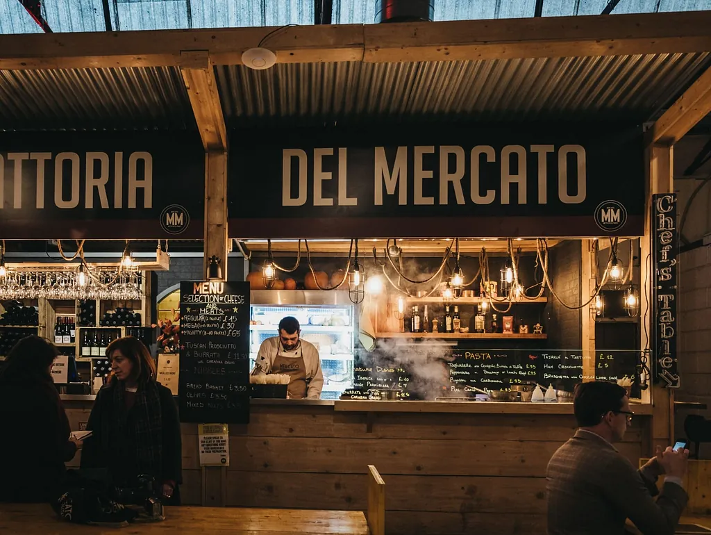 Bar en mercado